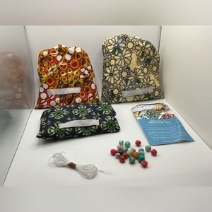 Noonday Collection build your own bracelet making kits set of 3 in cloth pouch’s